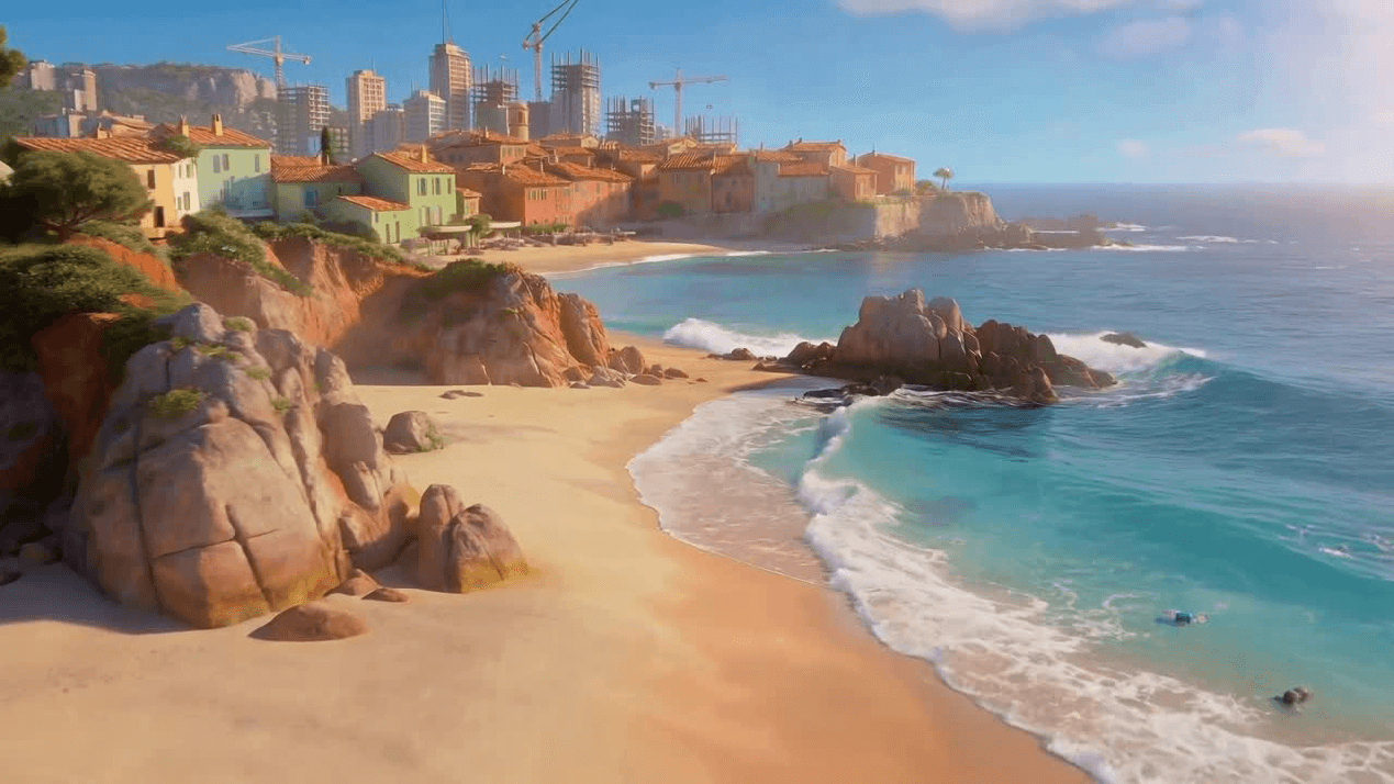 The coast