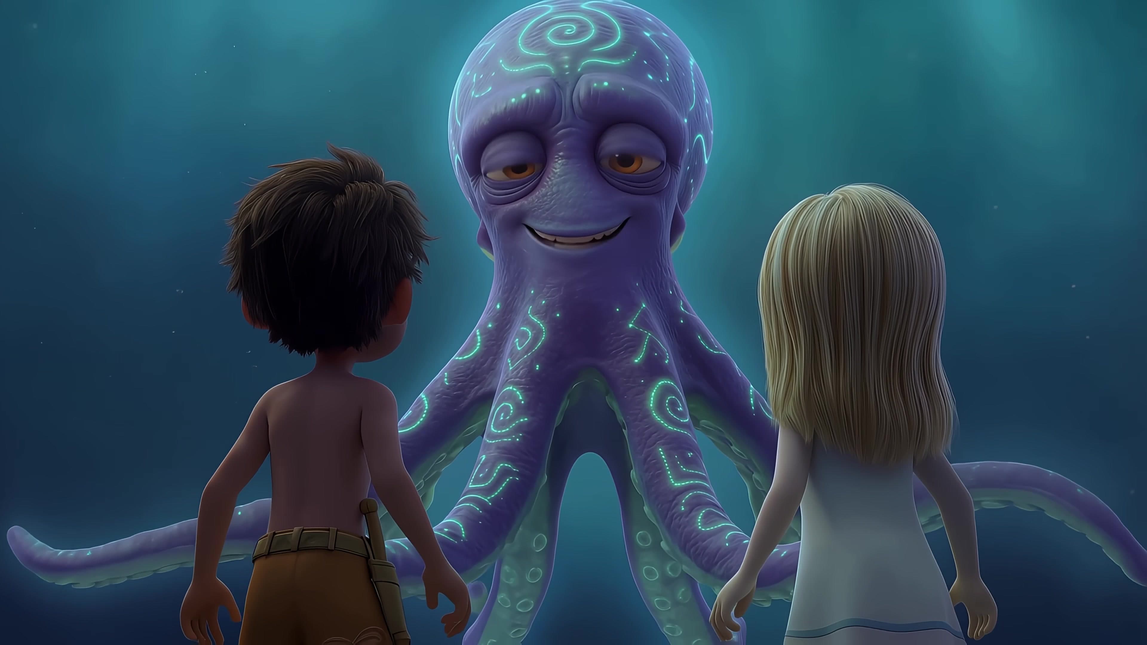 The glowing octopus